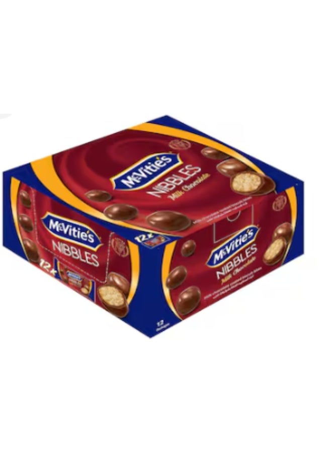Mcvities McVitie’s Digestive Nibbles – Chocolate Covered Biscuit Balls – 37g – Pack of 12 - Image 1